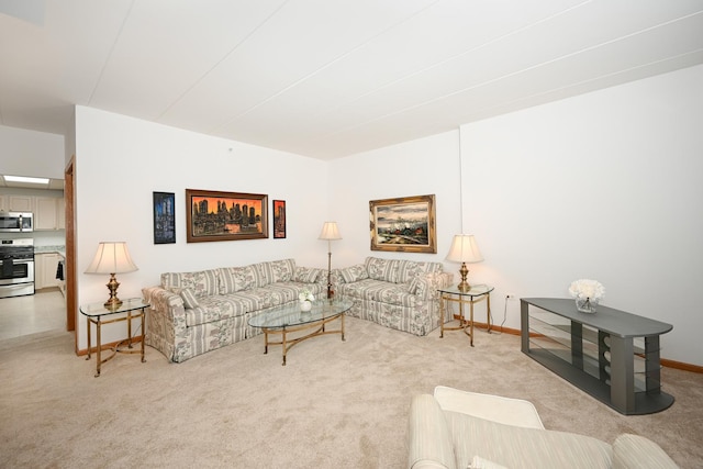 1500 S Ardmore Ave Unit 310, Villa Park, IL 60181 - carpeted living room with baseboards