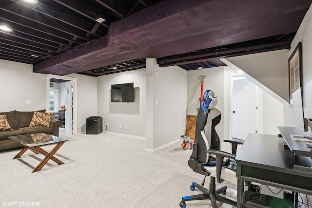 0N611 W Weaver Cir, Geneva, IL 60134 - finished below grade area with carpet and baseboards