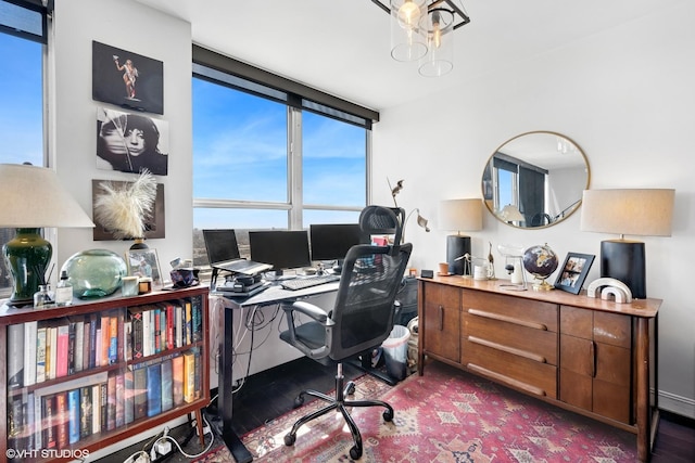 655 W Irving Park Rd Unit 2903, Chicago, IL 60613 - office featuring dark wood-style floors