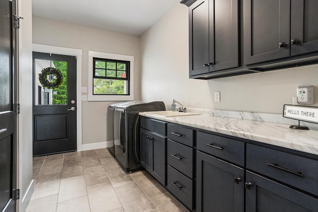 4203 Curtis Meadow Dr, Champaign, IL 61822 - washroom featuring cabinet space and light tile patterned floors