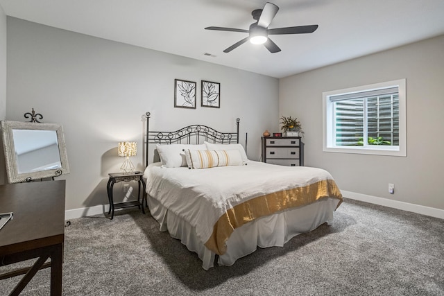 4203 Curtis Meadow Dr, Champaign, IL 61822 - bedroom featuring carpet flooring and a ceiling fan
