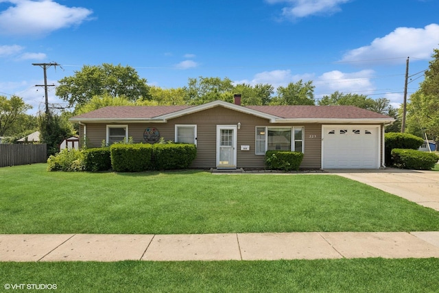 325 Larkdale Row, Wauconda, IL 60084 - view of front of house featuring a garage and concrete driveway