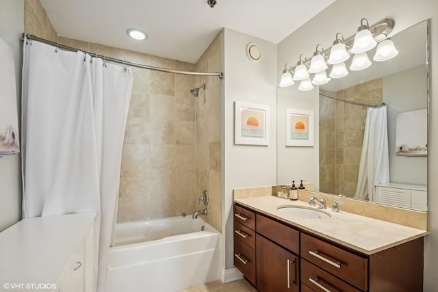 230 W Division St Unit 1208, Chicago, IL 60610 - bathroom with shower / bath combo with shower curtain and vanity