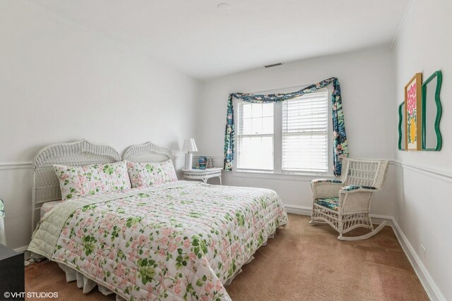 239 Imperial St, Park Ridge, IL 60068 - bedroom featuring carpet flooring, crown molding, and baseboards