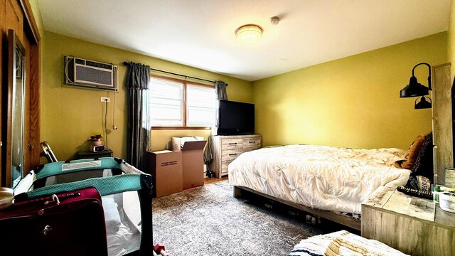 3161 Paris Ave N Unit 104, River Grove, IL 60171 - bedroom featuring a wall mounted AC