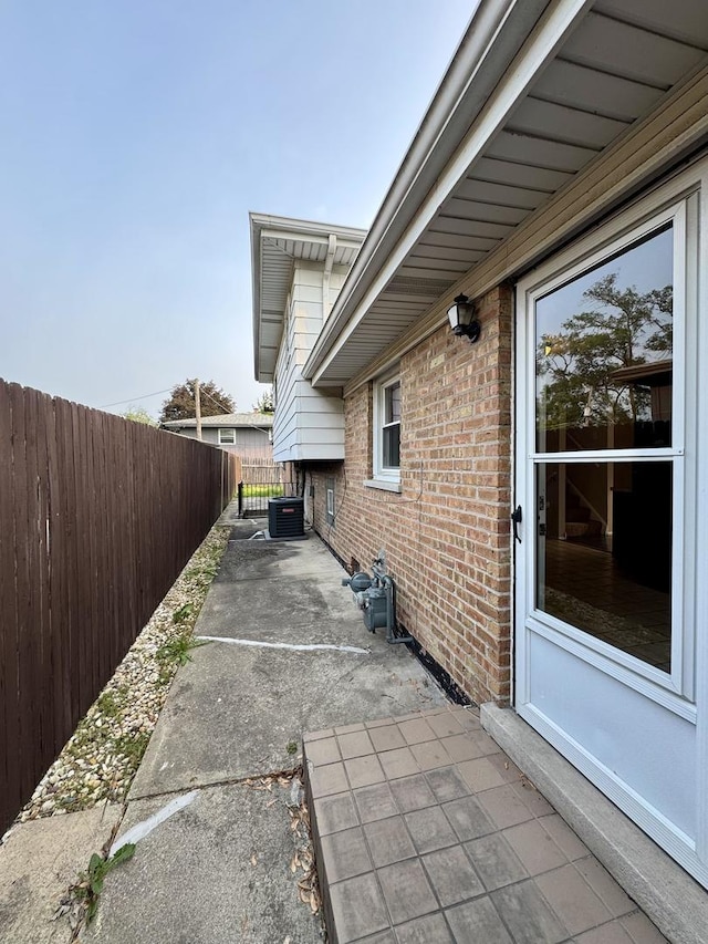 4230 Barry Ln, Oak Forest, IL 60452 - view of patio with central AC