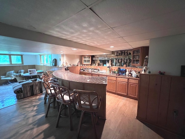 38W361 Binnie Rd, Dundee, IL 60118 - bar with light wood-style floors