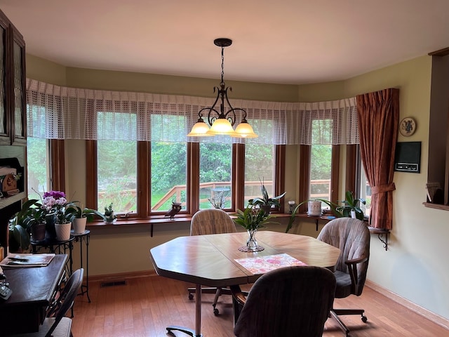 38W361 Binnie Rd, Dundee, IL 60118 - dining space with healthy amount of natural light, baseboards, and light wood-type flooring
