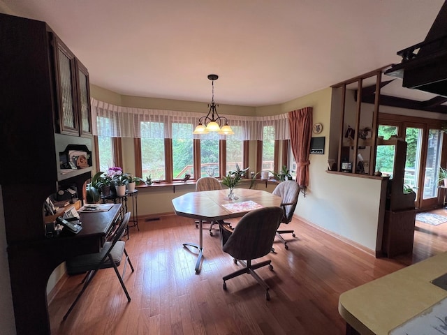 38W361 Binnie Rd, Dundee, IL 60118 - dining area featuring wood finished floors and baseboards