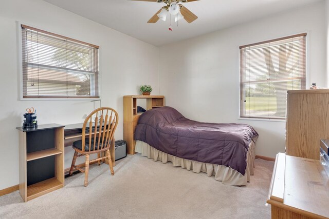 298 Fern Dr, Elk Grove Village, IL 60007 - bedroom with carpet flooring, multiple windows, and baseboards