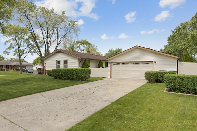 298 Fern Dr, Elk Grove Village, IL 60007 - view of front of house with a garage