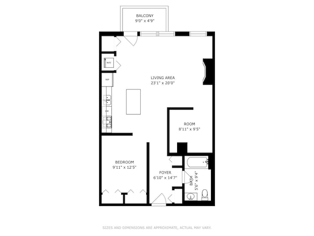 6 S Laflin St Unit 518, Chicago, IL 60607 - view of floor plan / room layout