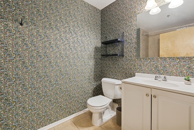 6 S Laflin St Unit 518, Chicago, IL 60607 - bathroom with vanity, tile patterned floors, and a shower