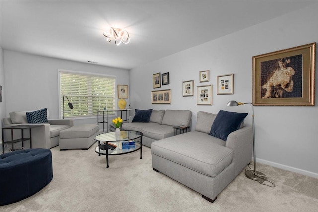 2140 Washington Dr, Northbrook, IL 60062 - carpeted living area featuring baseboards