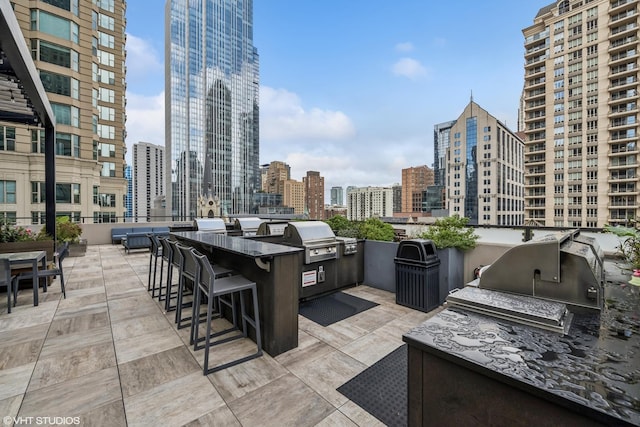 30 E Huron St Unit 3109, Chicago, IL 60611 - view of patio with a view of skyline