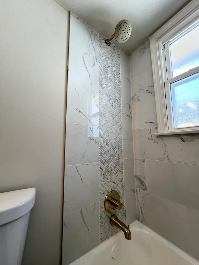 14425 Sanderson Ave, Dolton, IL 60419 - bathroom with shower / bath combination and toilet