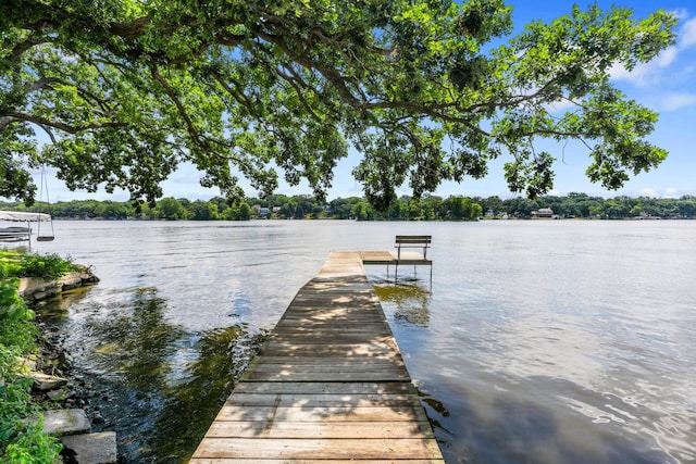 5110 W Lake Shore Dr, Wonder Lake, IL 60097 - dock featuring a water view