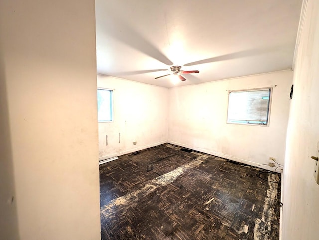 451 Tahoe St, Park Forest, IL 60466 - spare room featuring ceiling fan