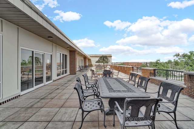 50 N Plum Grove Rd Unit 502E, Palatine, IL 60067 - view of patio featuring outdoor dining area