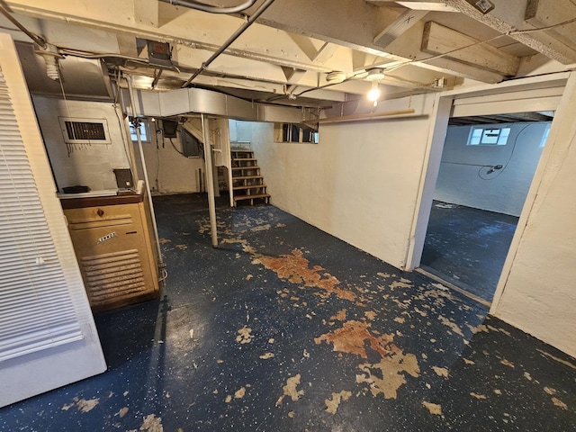 1311 N Neil St, Champaign, IL 61820 - basement with stairway