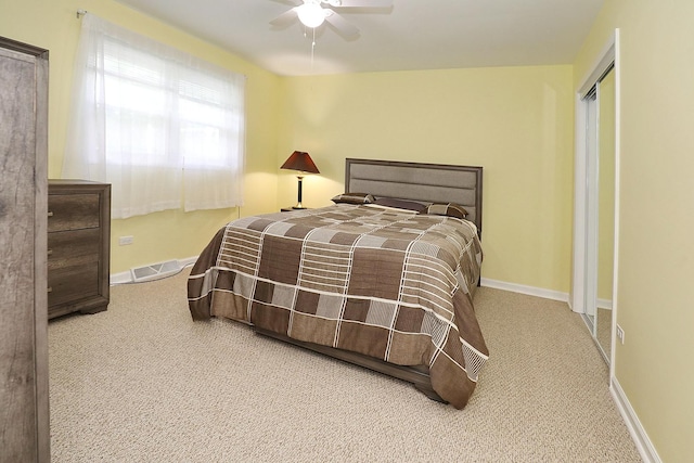 1N485 Neltnor Blvd, West Chicago, IL 60185 - bedroom with carpet flooring and ceiling fan