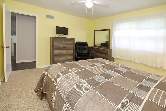 1N485 Neltnor Blvd, West Chicago, IL 60185 - carpeted bedroom with a ceiling fan and baseboards