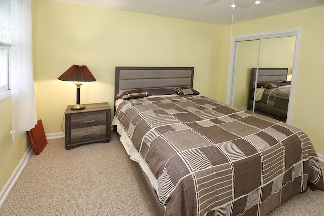 1N485 Neltnor Blvd, West Chicago, IL 60185 - carpeted bedroom featuring a closet and baseboards