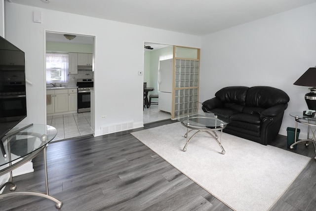 1N485 Neltnor Blvd, West Chicago, IL 60185 - living area with light wood-type flooring