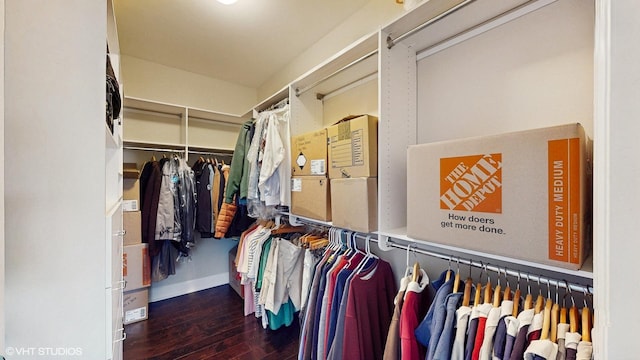8 E Kennedy Ln Unit 302, Hinsdale, IL 60521 - spacious closet with hardwood / wood-style floors