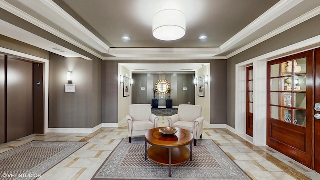 8 E Kennedy Ln Unit 302, Hinsdale, IL 60521 - lobby featuring crown molding and recessed lighting