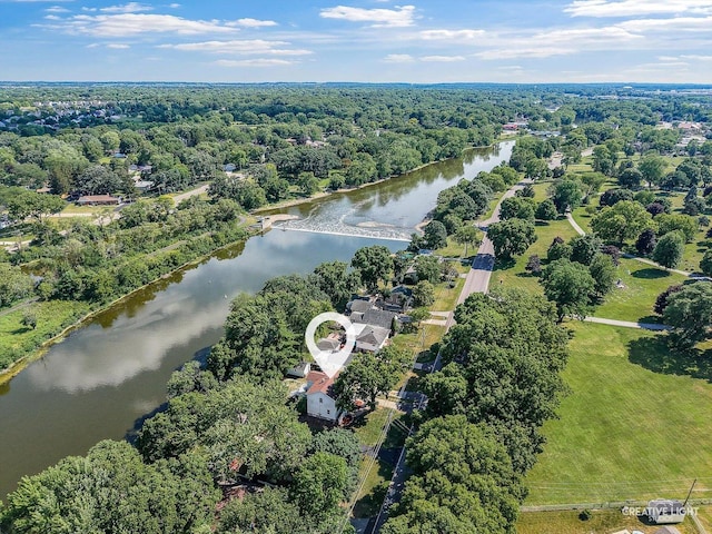 455 N River St, Montgomery, IL 60538 - bird's eye view of a nearby body of water