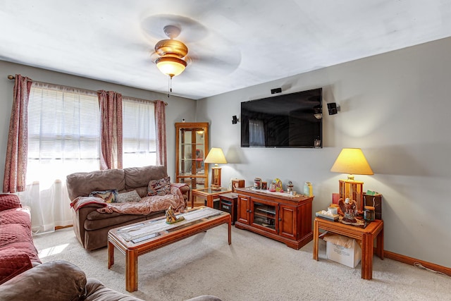2105 Sanford Ave, New Lenox, IL 60451 - living room with a ceiling fan and carpet