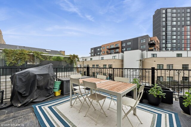 1233 N Paulina St Unit 3N, Chicago, IL 60622 - balcony featuring a grill
