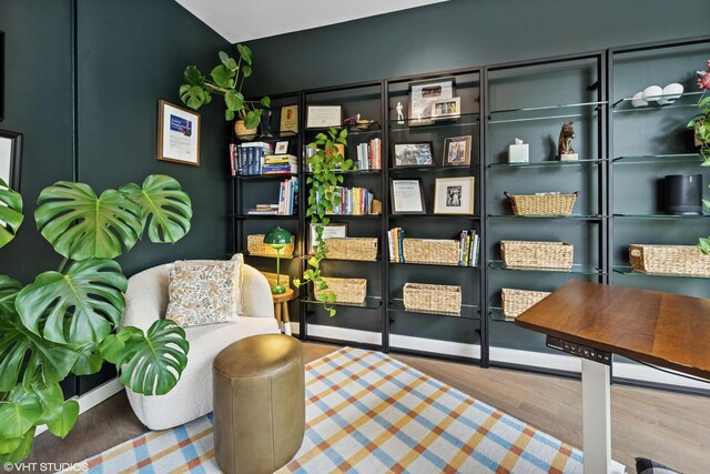 1233 N Paulina St Unit 3N, Chicago, IL 60622 - sitting room featuring wood finished floors