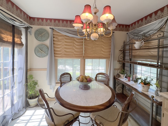 503 Shagbark Dr Unit 503, Elgin, IL 60123 - dining space with a chandelier