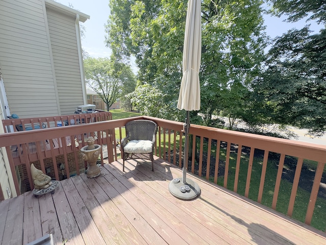 503 Shagbark Dr Unit 503, Elgin, IL 60123 - view of wooden deck