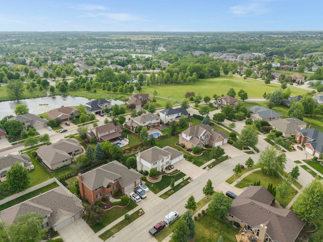 18210 W Winds Ln, Orland Park, IL 60467 - aerial perspective of suburban area with a nearby body of water