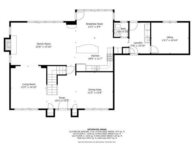 18210 W Winds Ln, Orland Park, IL 60467 - floor plan / room layout