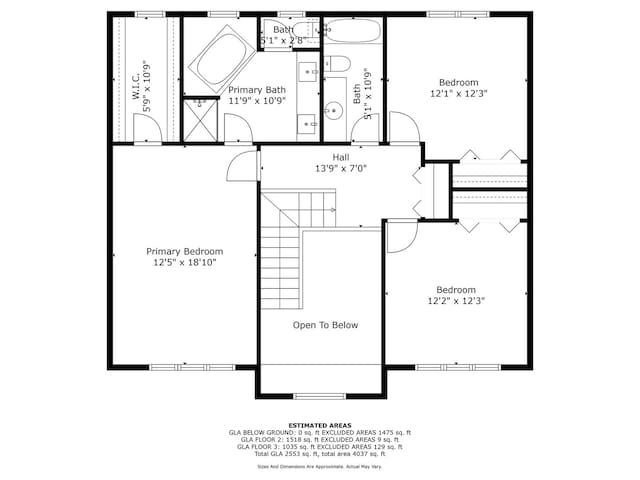 18210 W Winds Ln, Orland Park, IL 60467 - room layout