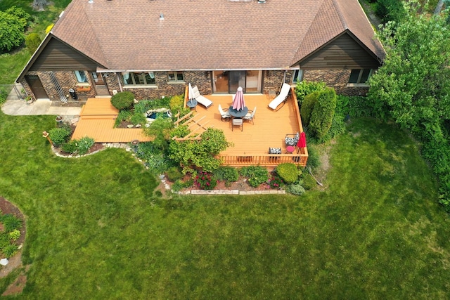 209 Viola Ln, Prospect Heights, IL 60070 - view from above of property
