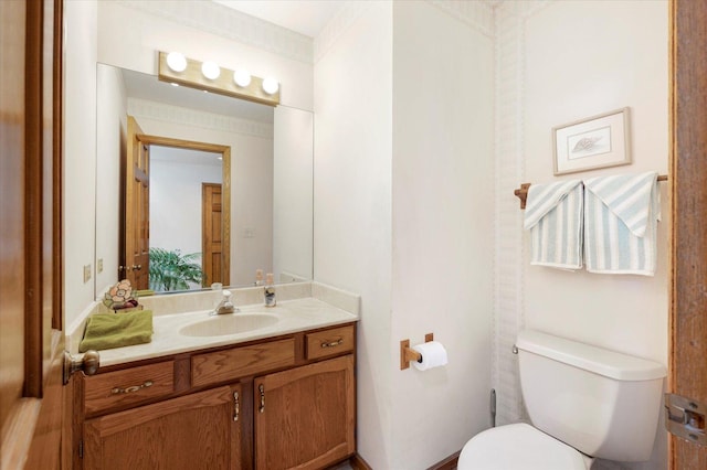 1144 W Trinity Dr, Addison, IL 60101 - bathroom with toilet and vanity