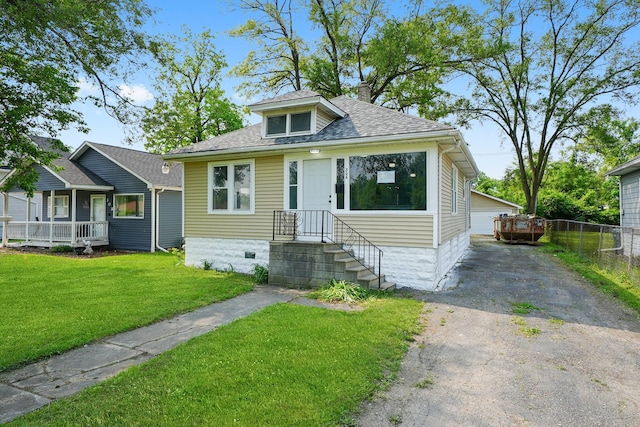 306 Barry Ave, Lockport, IL 60441 - bungalow featuring a chimney and a shingled roof