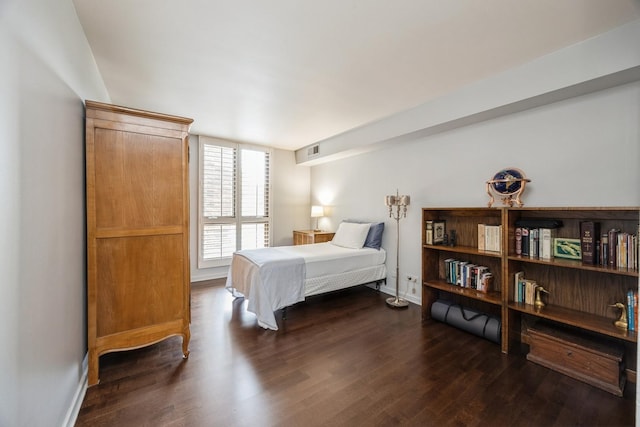1419 Bonnie Brae Pl Unit 3B, River Forest, IL 60305 - bedroom featuring dark wood-style flooring