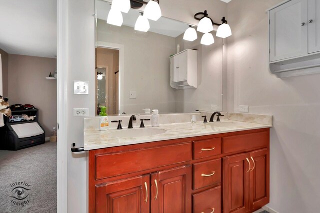 1205 Jennie Dr, New Lenox, IL 60451 - bathroom with double vanity