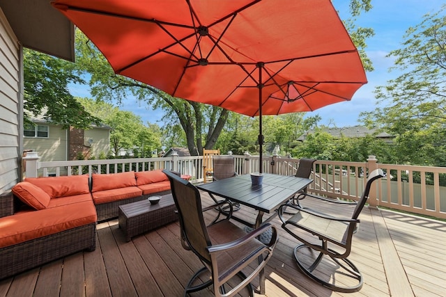 131 N Wilmette Ave, Westmont, IL 60559 - deck with outdoor lounge area and outdoor dining space