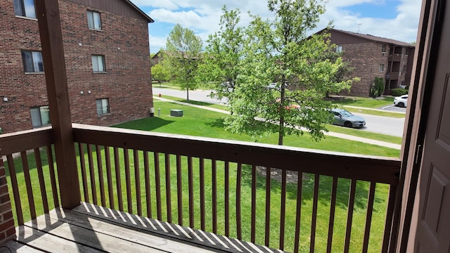 15711 Peggy Ln Unit 7, Oak Forest, IL 60452 - deck featuring a yard