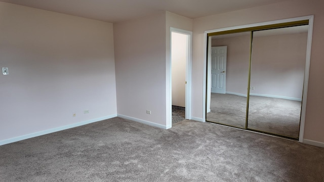 15711 Peggy Ln Unit 7, Oak Forest, IL 60452 - unfurnished bedroom with carpet floors, a closet, and baseboards
