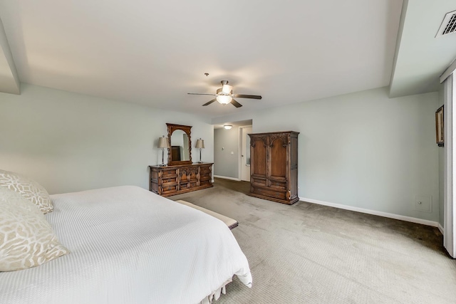 2050 Arbor Ln Unit 301, Northfield, IL 60093 - carpeted bedroom featuring baseboards and ceiling fan