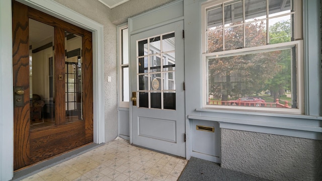 110 E Center St, Mount Morris, IL 61054 - doorway with light floors