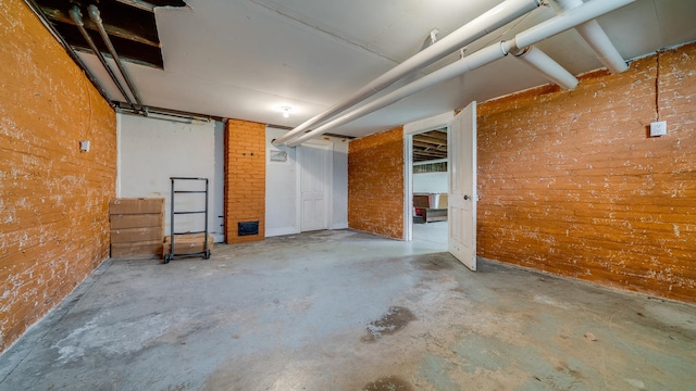 110 E Center St, Mount Morris, IL 61054 - unfinished basement featuring wooden walls